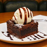 Brownie con Helado
